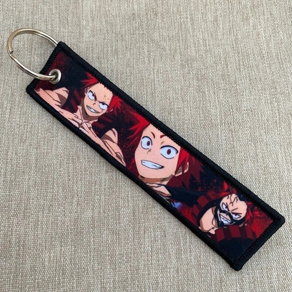 NEW My Hero Academia Eijiro Kirishima Jet Tag Keychain